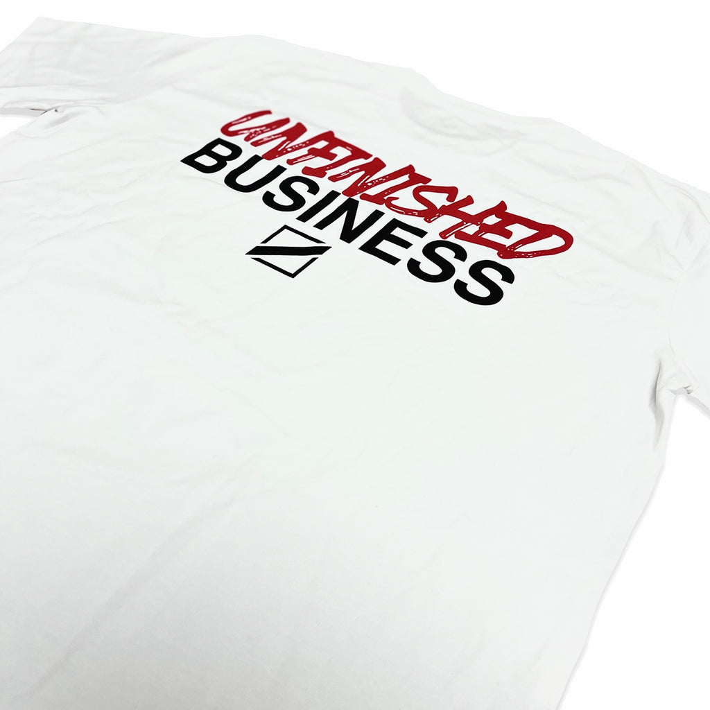 MF- UNFINISHED BUSINESS TEE (WHITE)